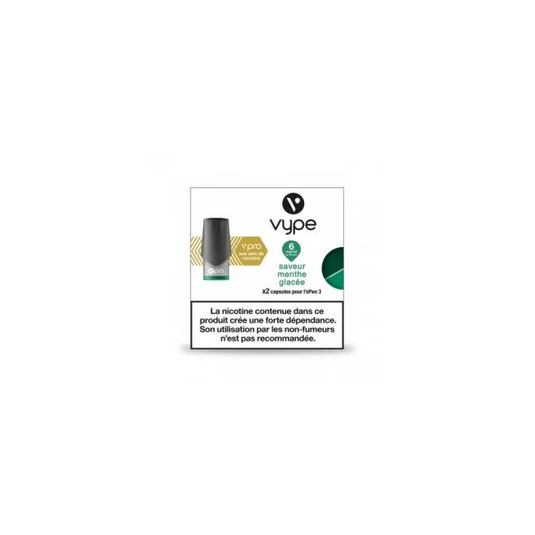 Capsules ePen 3 vPro Saveur Menthe Glacée 6mg/ml