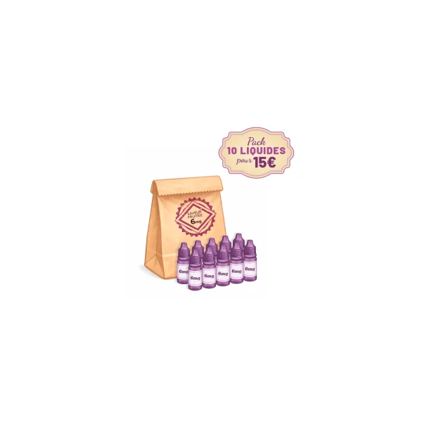 Découvrez les packs e liquides à 15 euros chez Cigusto en différents formats
