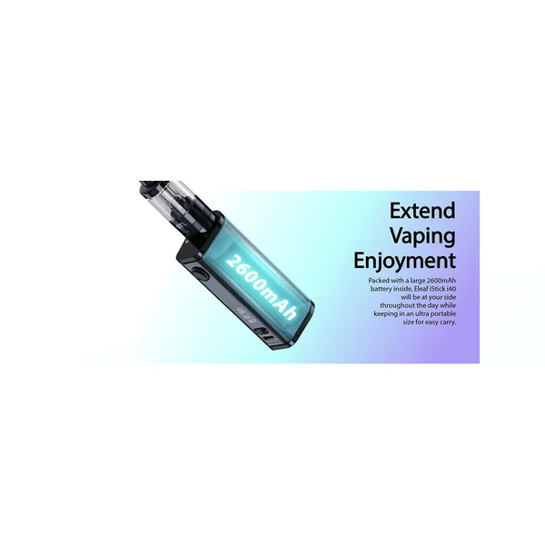 Eleaf iStick i40 Box Mod Kit with GTL D20 Tank Atomizer 2600mAh 3ml