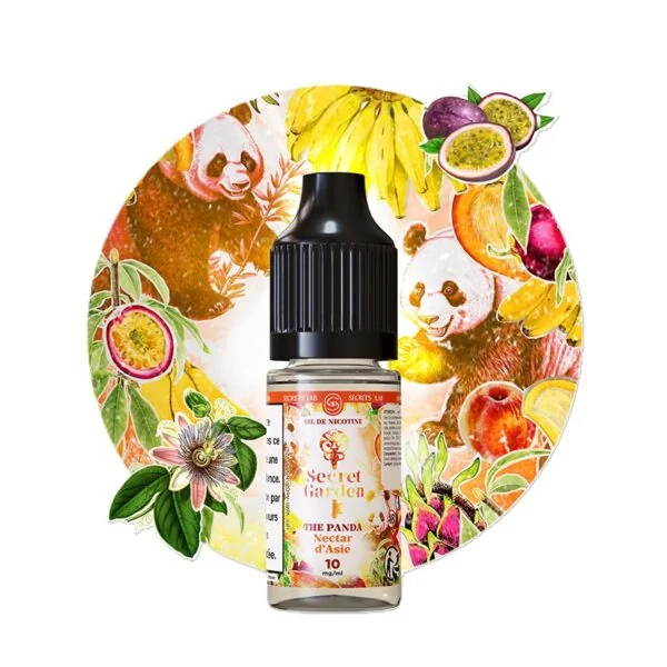 E-liquide Saveurs d'Asie – The Panda Salt 10 ml – Secret Garden / Secret’s Lab