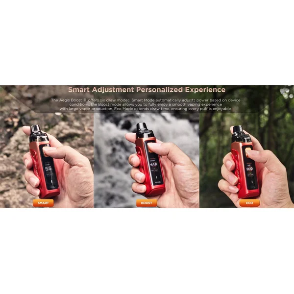 Geekvape Aegis Boost 3 Pod Mod Kit 3000mAh (Max 60w) 5ml