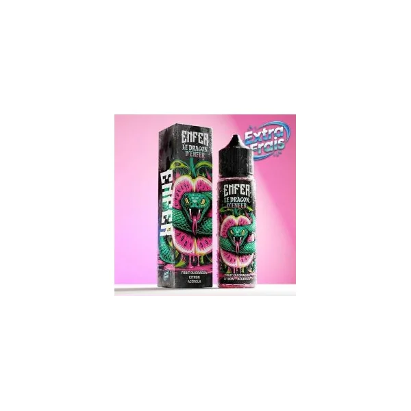 Le Dragon d'Enfer 50ml Fruit du dragon / Cassis / Litchi / Très frais