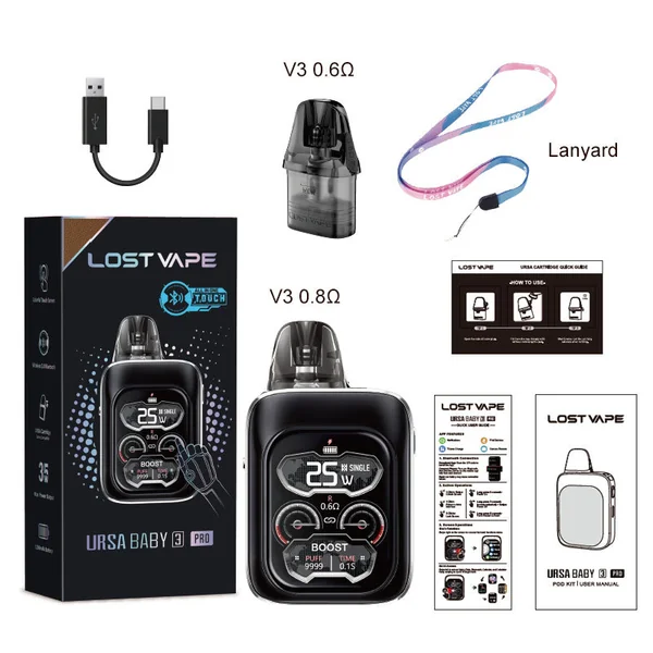 Lost Vape Ursa Baby 3 Pro Pod System Kit 1300mAh 2.5ml