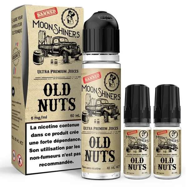 Old Nuts Moonshiners Le French Liquide 60ml Liqueur / Nougat / Noisette / Caramel
