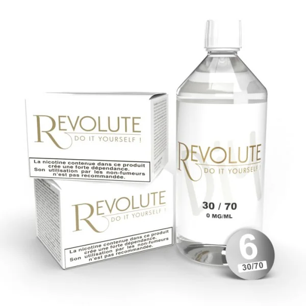 Pack Diy 1litre 30/70 3mg ou 6mg Revolute