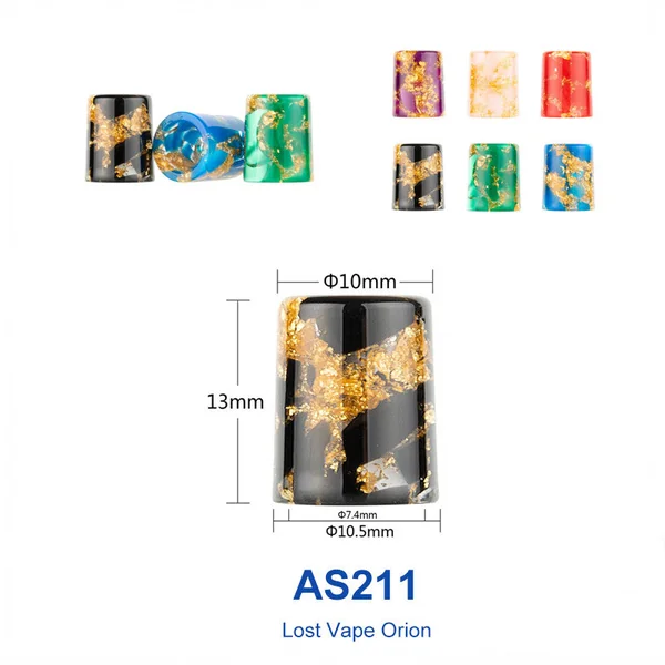 Reewape Resin Drip Tip Random Color (10pcs/pack)