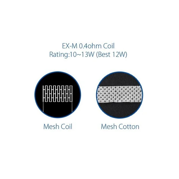 Résistances EX-M (0.4) egrip (X5)