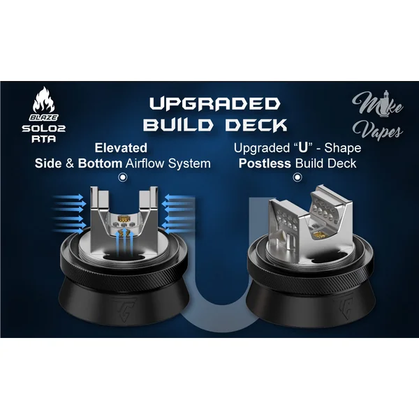 ThunderCloud x Mike Vapes Blaze Solo 2 RTA Tank Atomizer 5.5ml (25mm)