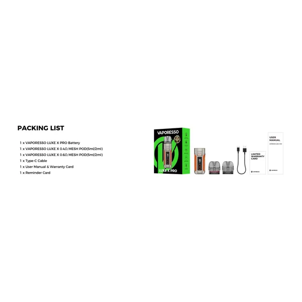 Vaporesso LUXE X PRO Pod System Kit 1500mAh 5ml (SALE)